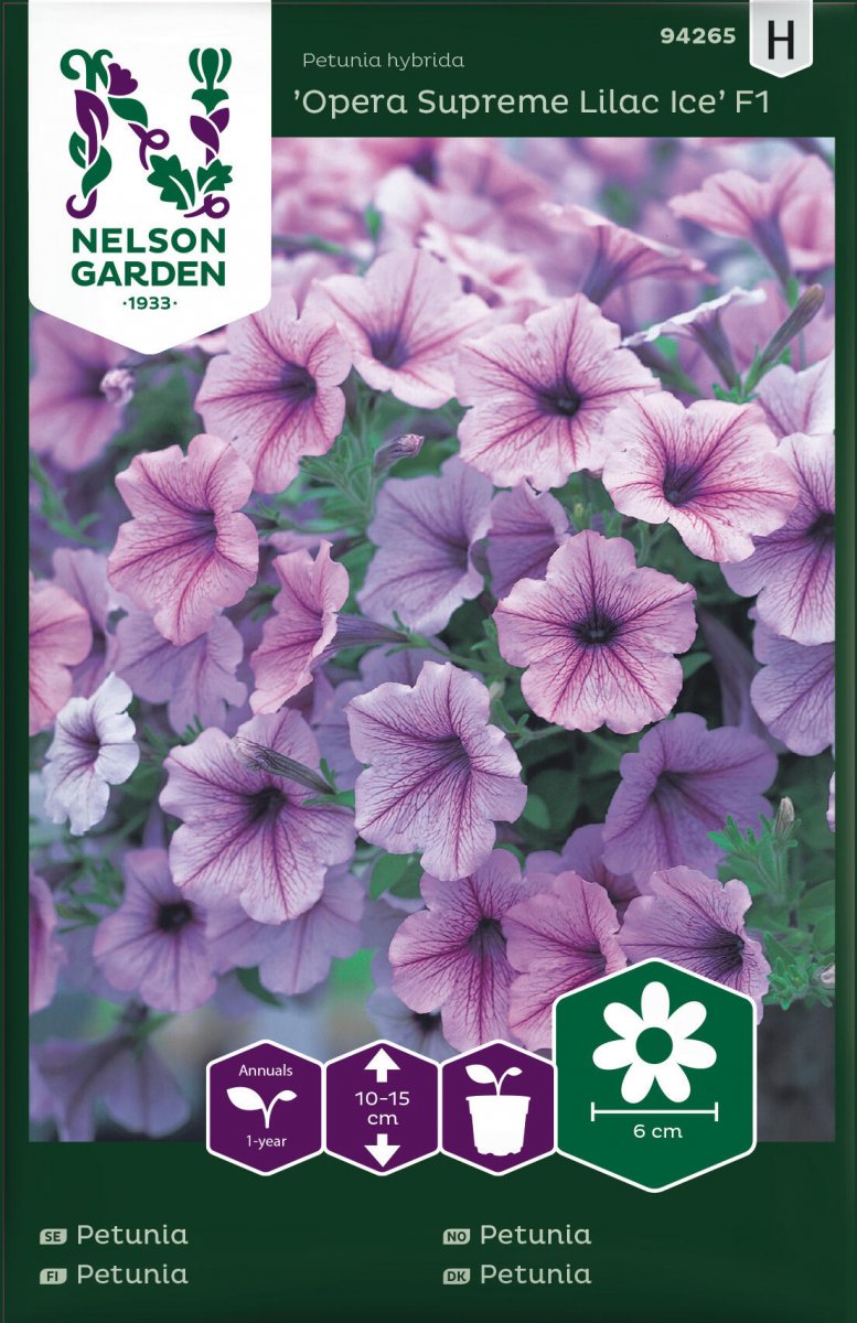 Petunia Opera Supreme Lilac Ice F1  - Petunia hybrida Opera Supreme Lilac Ice F1