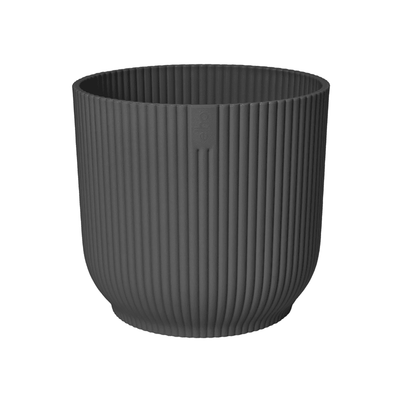 Kruka Fold Round - Återvunnen Plast (Storlek: ⌀22xH20cm)