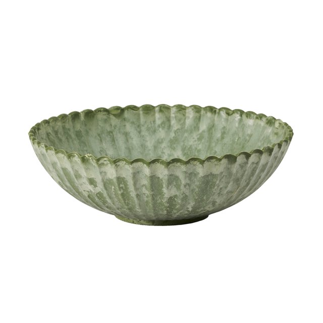 Skål Bloom Grön (Storlek: 28xH8cm)