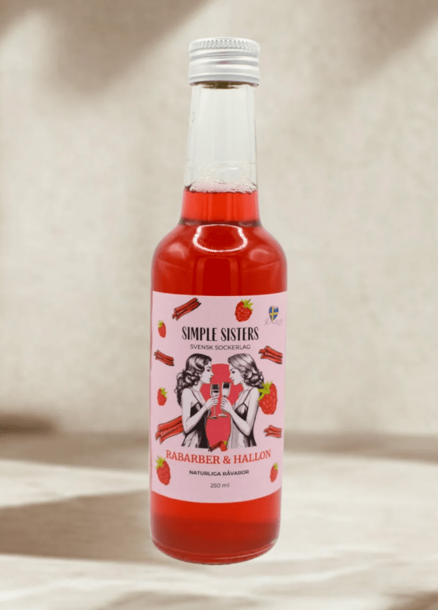 Simple Sisters Rabarber & Hallon 250ml